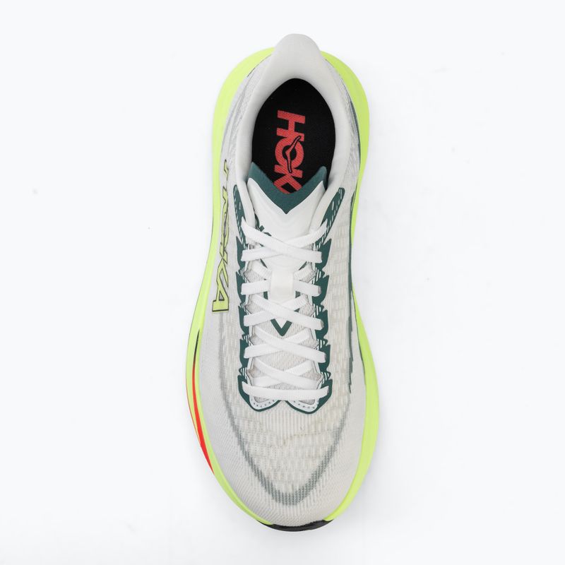 Scarpe da corsa uomo HOKA Mach 7 Wide frost/neon yuzu 5