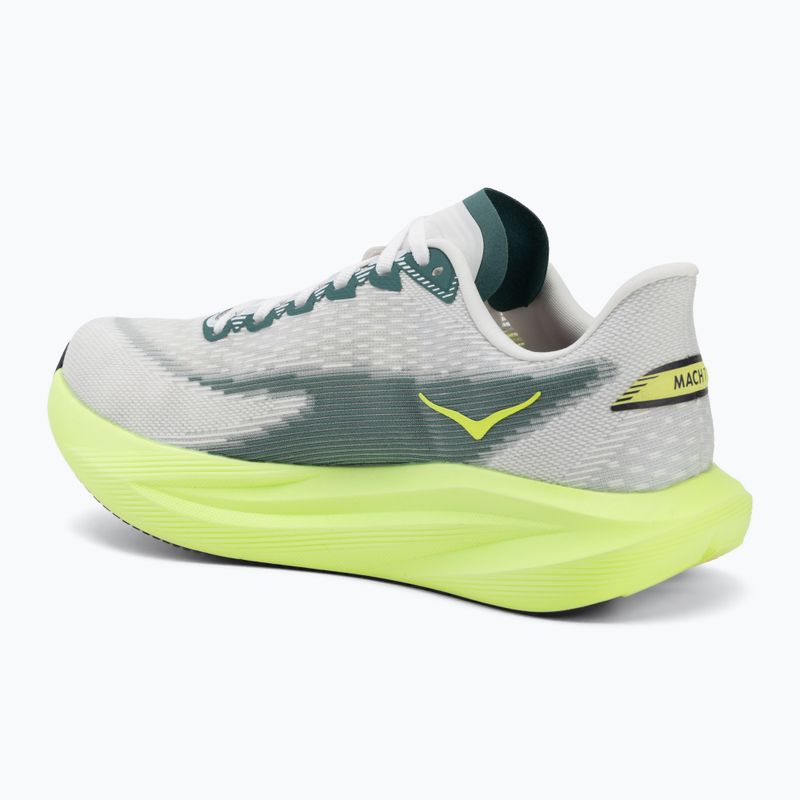 Scarpe da corsa donna HOKA Mach 7 frost/neon yuzu 3