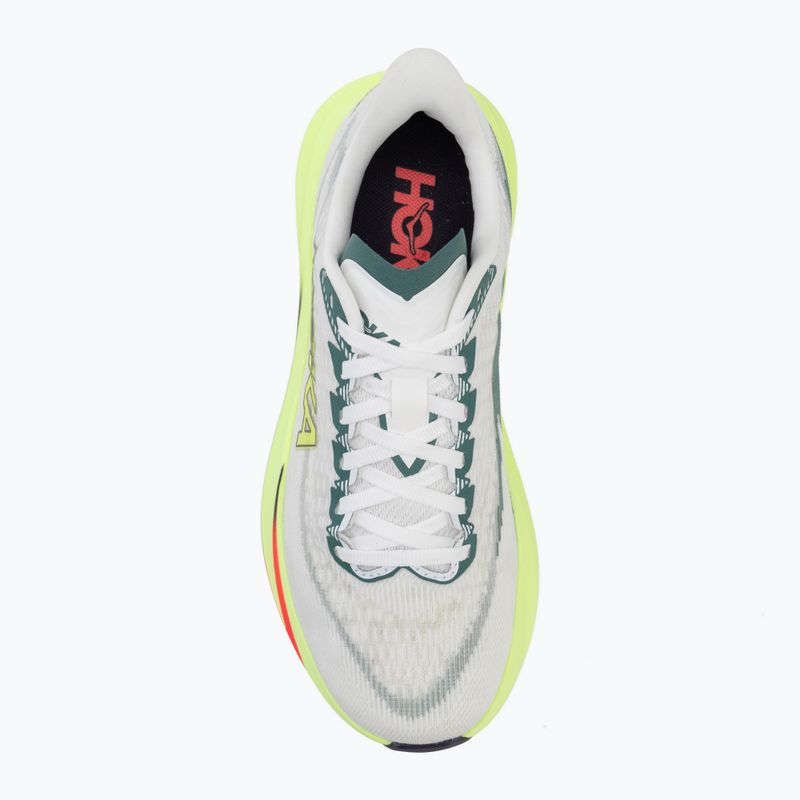 Scarpe da corsa donna HOKA Mach 7 frost/neon yuzu 5