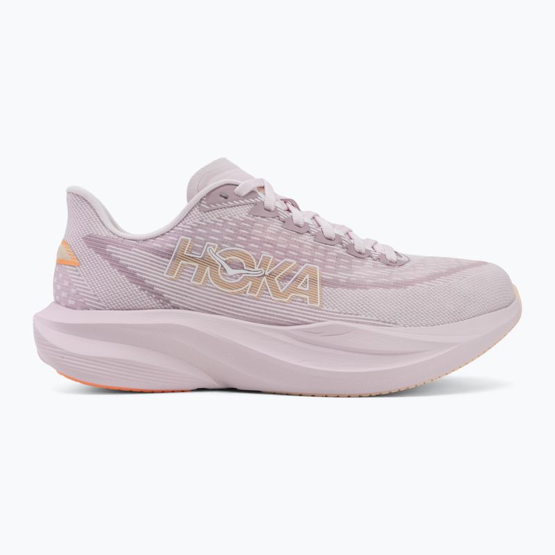 Scarpe da corsa da donna HOKA Mach 7 lilac cream/tangerine glow 2