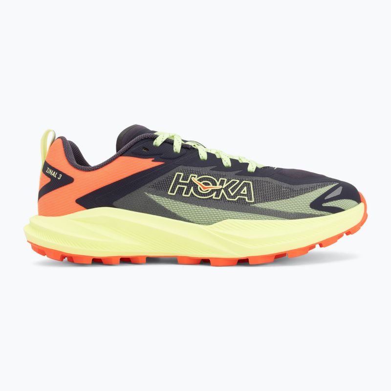 Scarpe da corsa donna HOKA Zinal 3 squid ink/neon yuzu 2