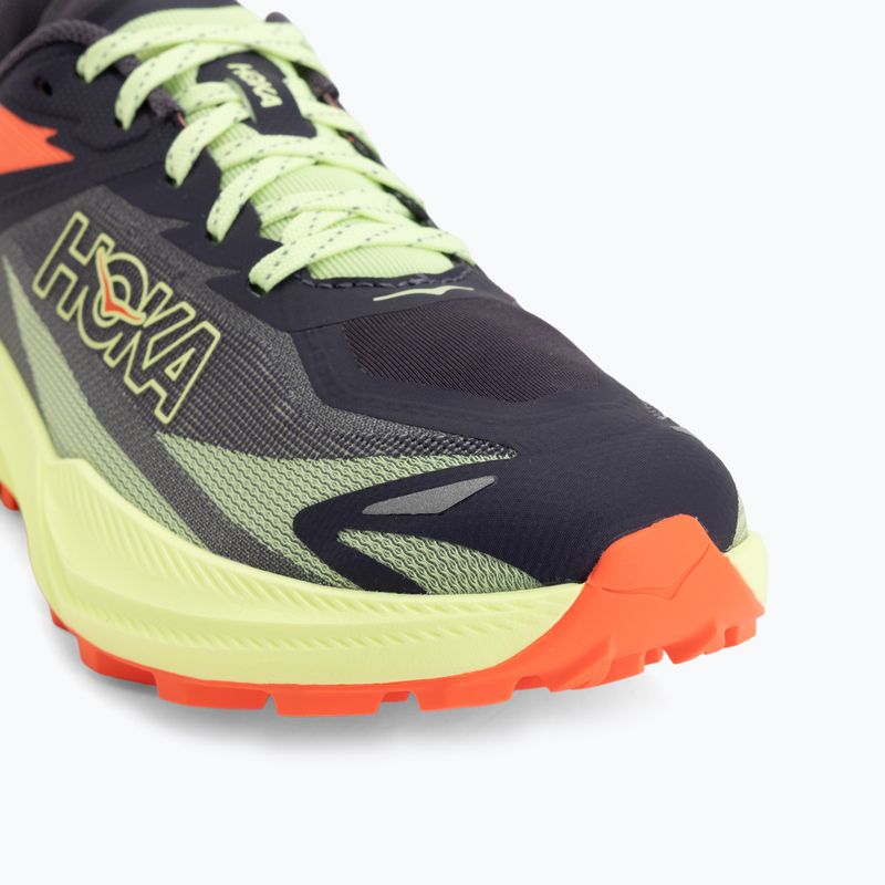 Scarpe da corsa donna HOKA Zinal 3 squid ink/neon yuzu 7
