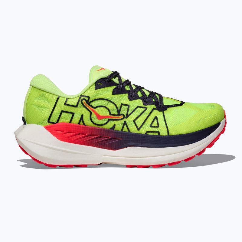 Scarpe da corsa donna HOKA Rocket X Trail neon yuzu/neon flame 3