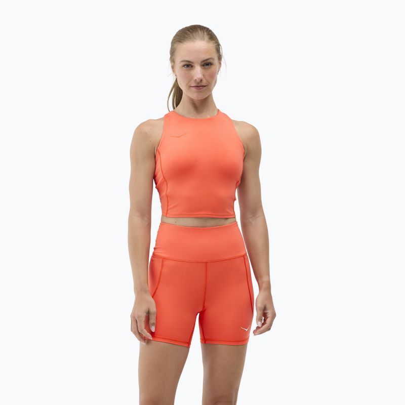 Reggiseno sportivo HOKA Elaro Crop bell pepper 3