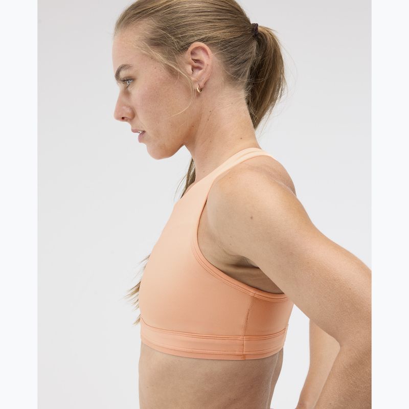 Reggiseno sportivo HOKA Hupana Sports RemovaleCup pale tangerine 5