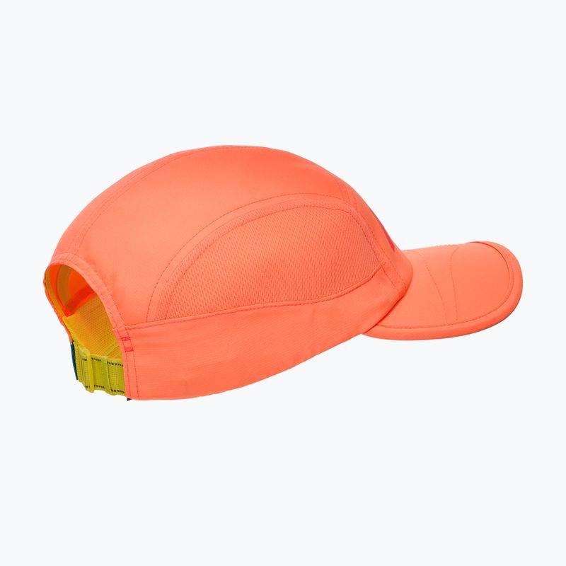 Cappellino con visiera HOKA Run neon cantaloupe 2