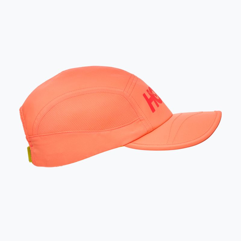 Cappellino con visiera HOKA Run neon cantaloupe 3