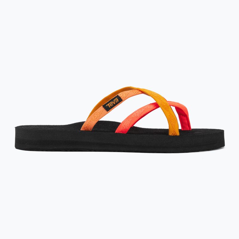 Infradito da donna Teva Olowahu neon coral multi 2