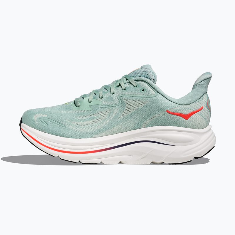 Scarpe da corsa da uomo HOKA Clifton 10 sage/neon flame 4