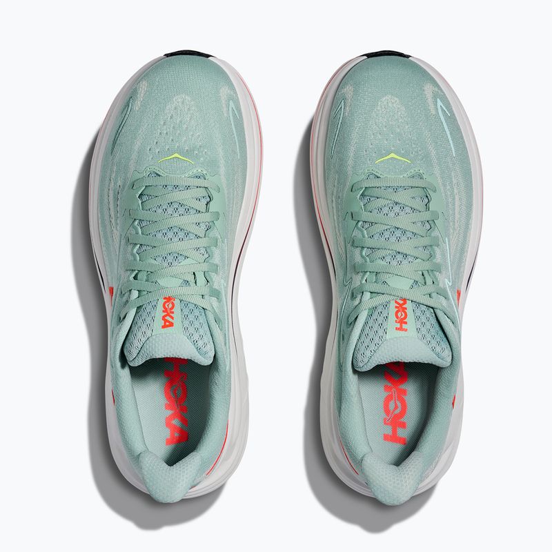 Scarpe da corsa da uomo HOKA Clifton 10 sage/neon flame 7