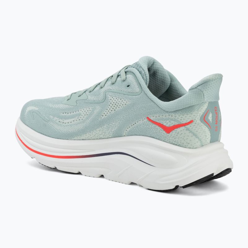 Scarpe da corsa da uomo HOKA Clifton 10 sage/neon flame 3