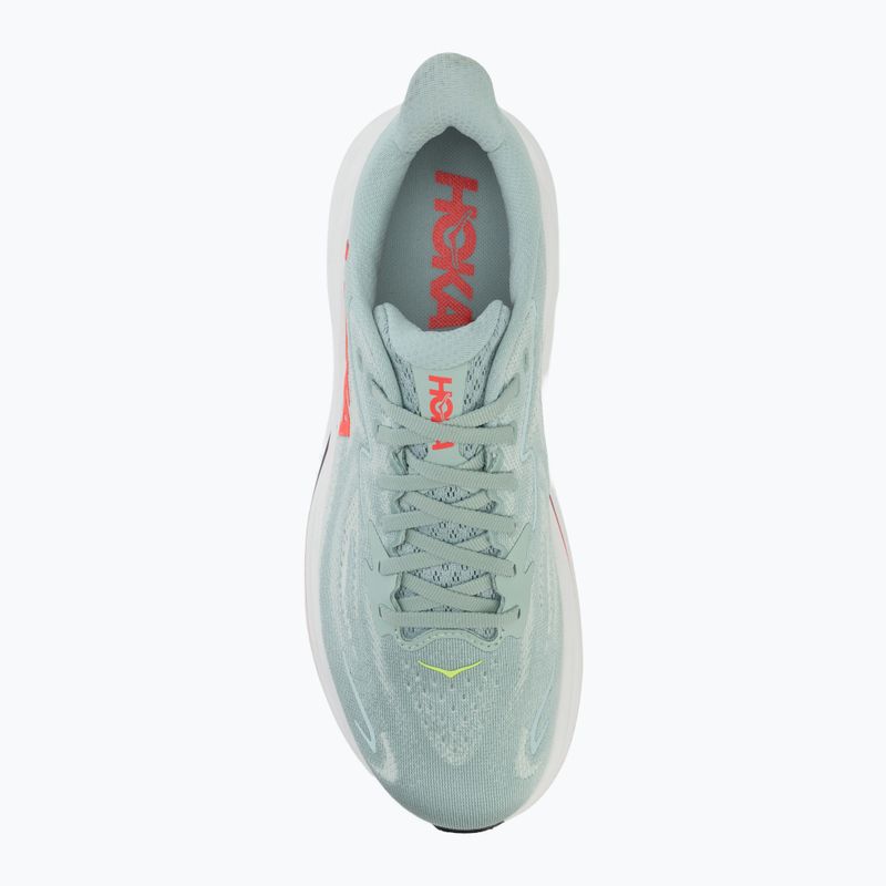 Scarpe da corsa da uomo HOKA Clifton 10 sage/neon flame 5