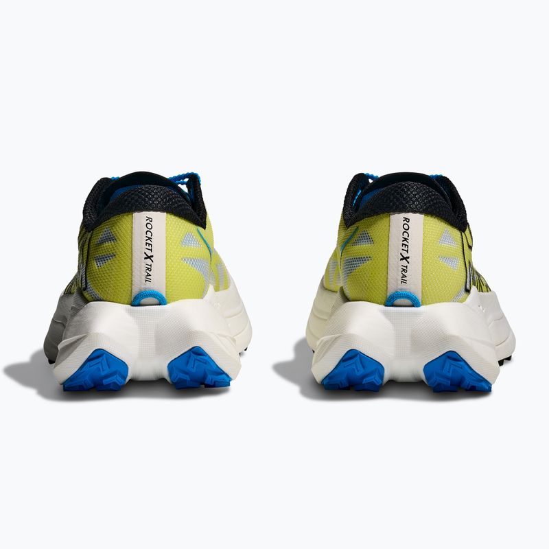 Scarpe da corsa da uomo HOKA Rocket X Trail skyward blue/alabaster 6