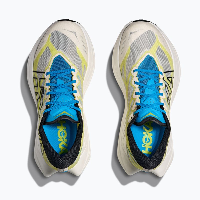 Scarpe da corsa da uomo HOKA Rocket X Trail skyward blue/alabaster 7
