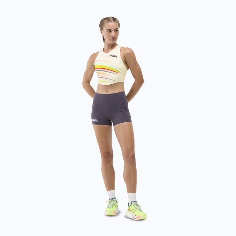 Top sportivo HOKA Race Day Crop alabaster flare 3