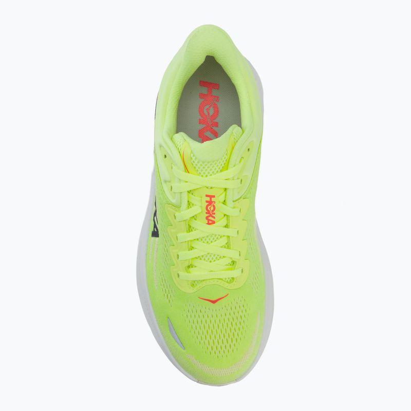 Scarpe da corsa uomo HOKA Bondi 9 Wide neon yuzu/sunlight 5