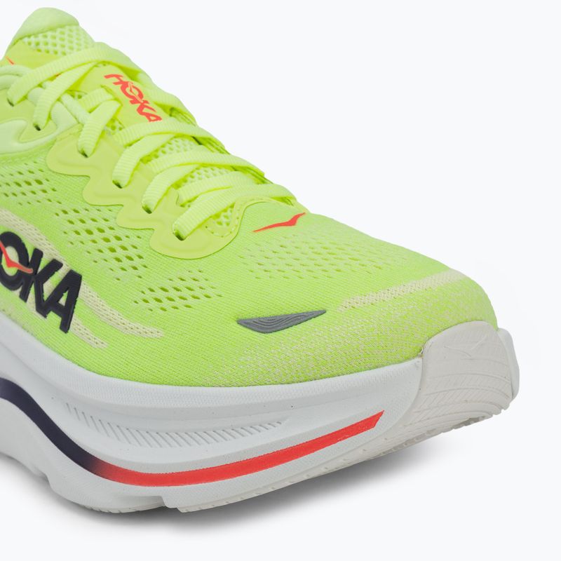 Scarpe da corsa uomo HOKA Bondi 9 Wide neon yuzu/sunlight 7