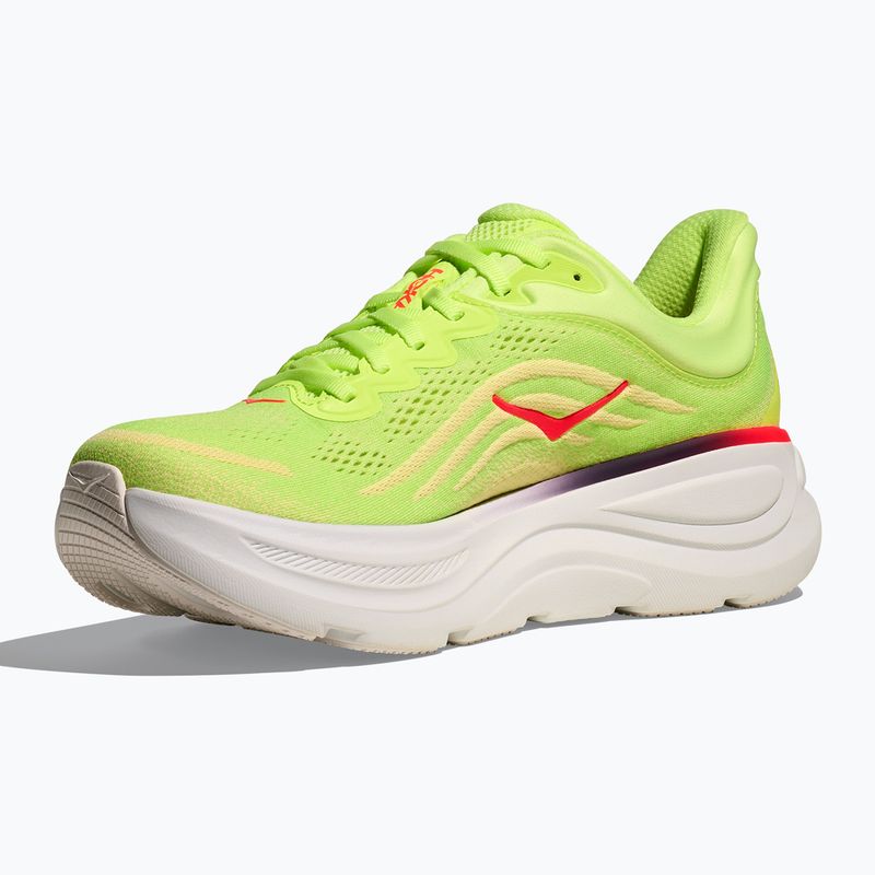 Scarpe da corsa uomo HOKA Bondi 9 Wide neon yuzu/sunlight 2