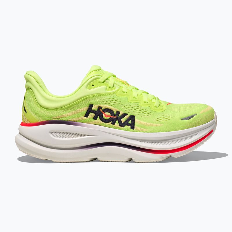 Scarpe da corsa uomo HOKA Bondi 9 Wide neon yuzu/sunlight 3
