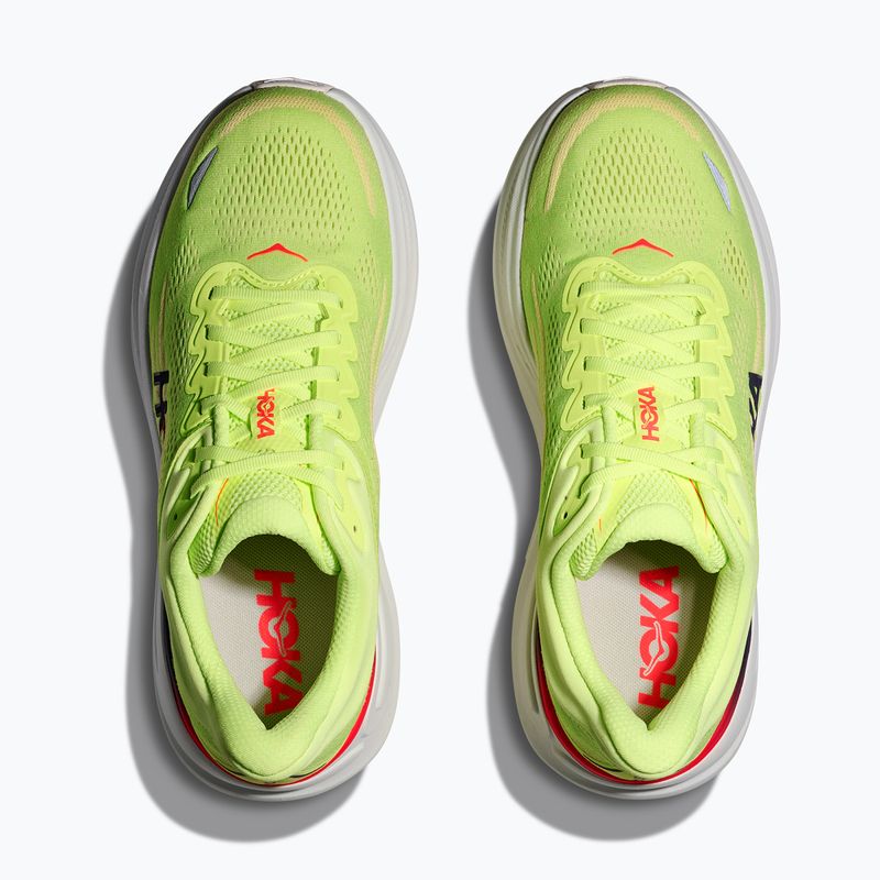 Scarpe da corsa uomo HOKA Bondi 9 Wide neon yuzu/sunlight 7