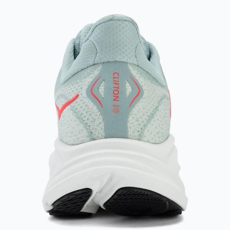 Scarpe da corsa uomo HOKA Clifton 10 Wide sage/neon flame 6
