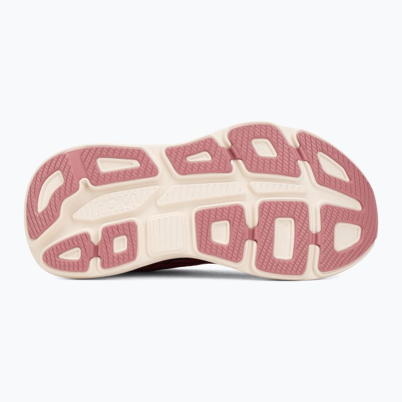 Scarpe da corsa donna HOKA Bondi 9 Wide lingonberry/cranberry 4