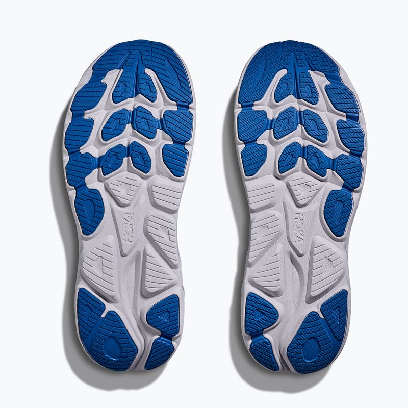 Scarpe da corsa da uomo HOKA Clifton 10 Wide ash grey/neon green 8