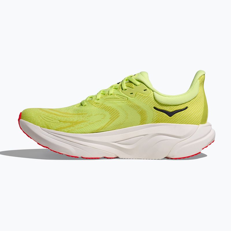 Scarpe da corsa da uomo HOKA Arahi 8 Wide neon yuzu/neon flame 4