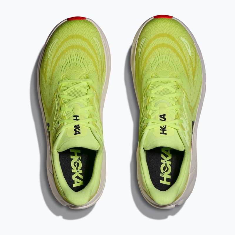 Scarpe da corsa da uomo HOKA Arahi 8 Wide neon yuzu/neon flame 7
