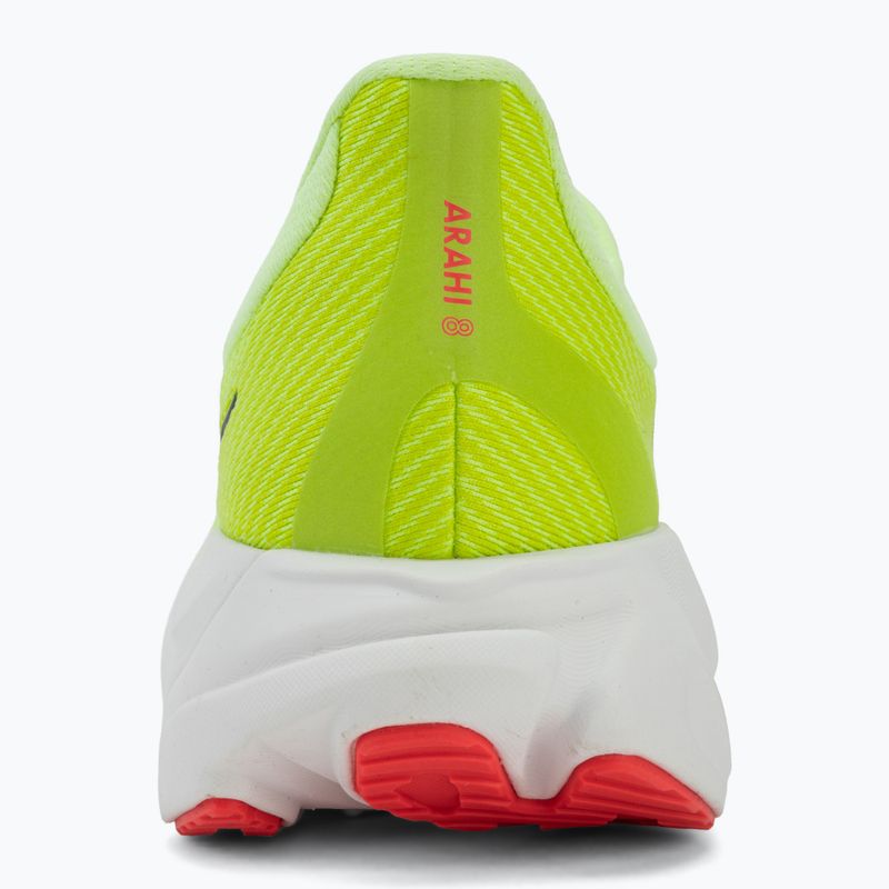 Scarpe da corsa da uomo HOKA Arahi 8 Wide neon yuzu/neon flame 6