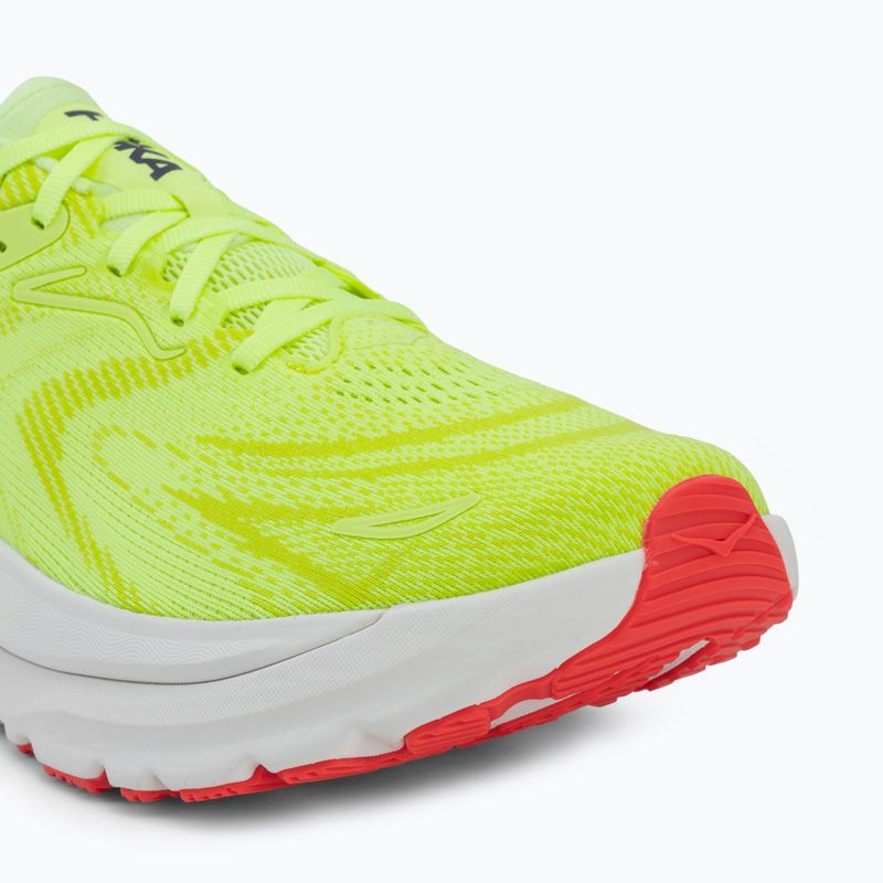 Scarpe da corsa da uomo HOKA Arahi 8 Wide neon yuzu/neon flame 7
