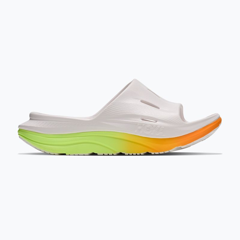 Ciabatte HOKA Ora Recovery Slide 3 white/neon yuzu 2