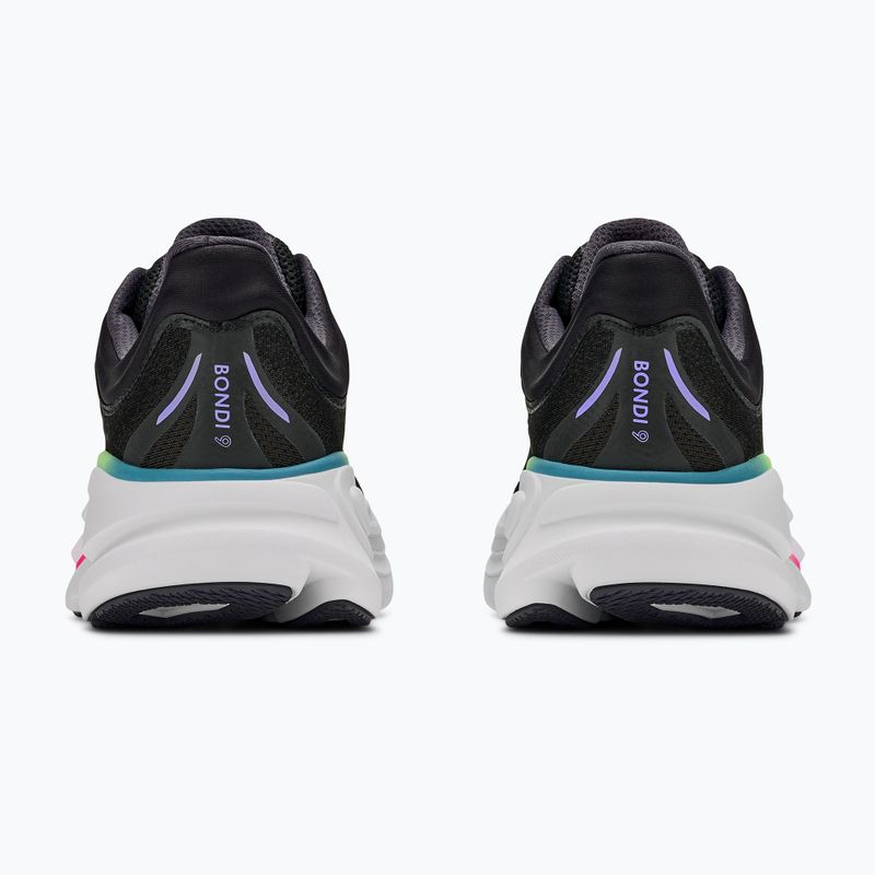 Scarpe da corsa uomo HOKA Bondi 9 black/neon yuzu 4