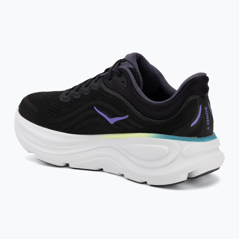 Scarpe da corsa uomo HOKA Bondi 9 black/neon yuzu 3