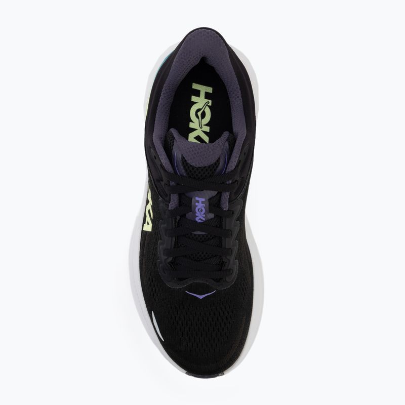 Scarpe da corsa uomo HOKA Bondi 9 black/neon yuzu 5