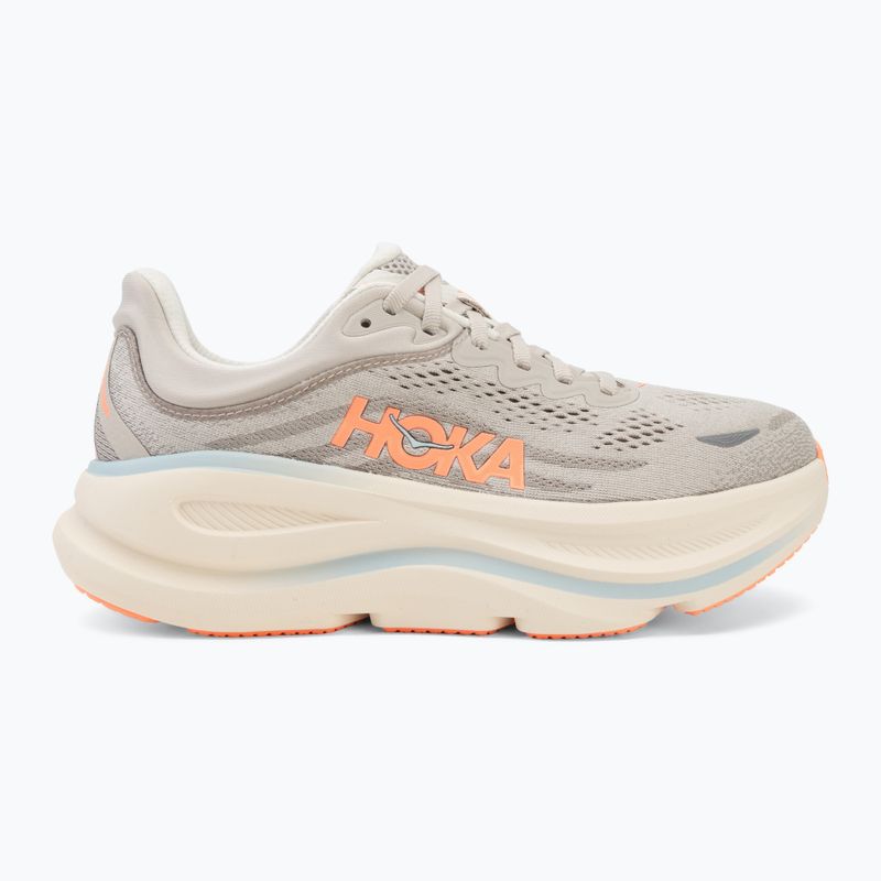 Scarpe da corsa donna HOKA Bondi 9 Wide river rock grey/mineral ore 2