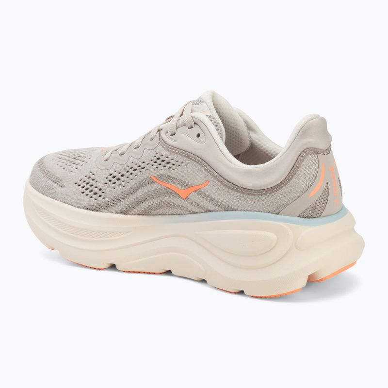 Scarpe da corsa donna HOKA Bondi 9 Wide river rock grey/mineral ore 3