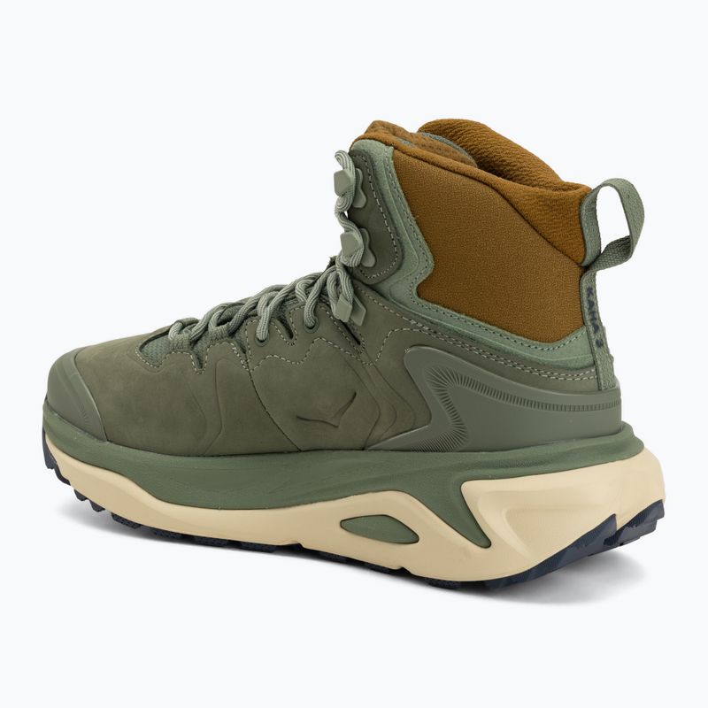 Scarpe da trekking uomo Hoka Kaha 3 GTX nettle leaf/barley flour 3