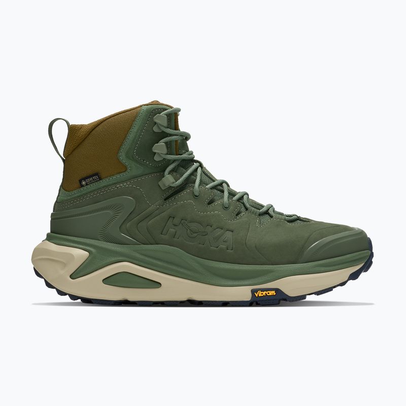 Scarpe da trekking uomo Hoka Kaha 3 GTX nettle leaf/barley flour 2