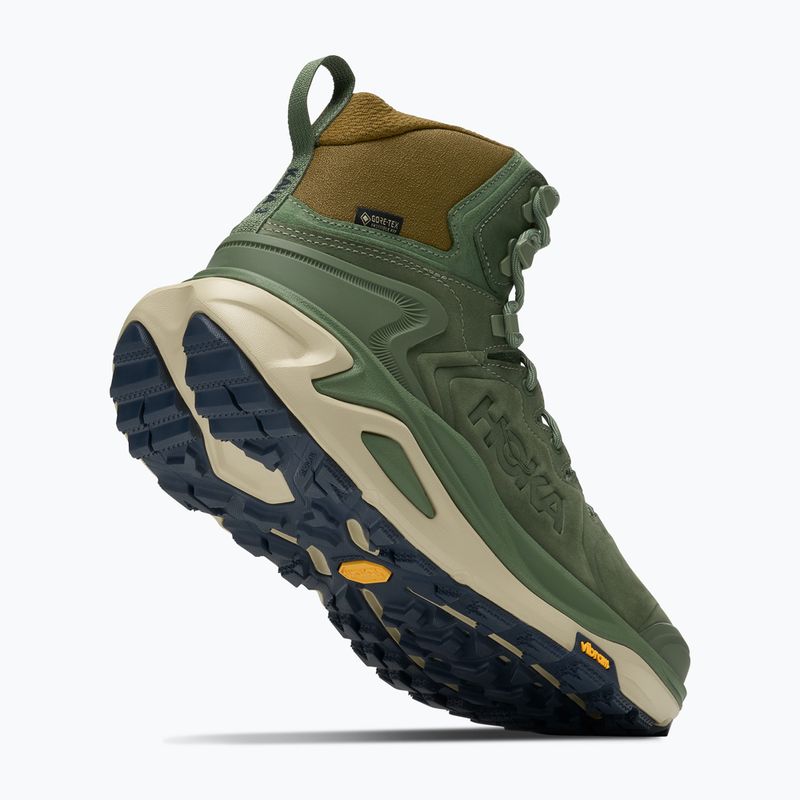 Scarpe da trekking uomo Hoka Kaha 3 GTX nettle leaf/barley flour 5