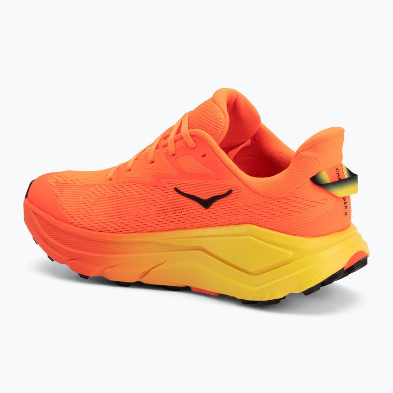 Scarpe da corsa uomo HOKA Challenger 8 neon tangerine/hoka citrus 3