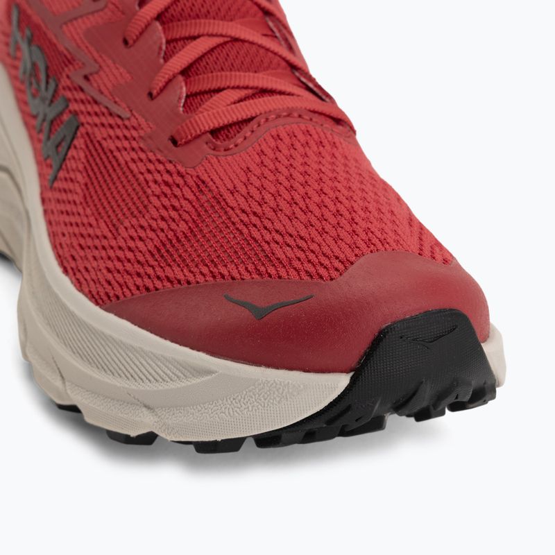 Scarpe da corsa uomo HOKA Challenger 8 red agate/river rock grey 7