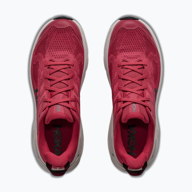Scarpe da corsa uomo HOKA Challenger 8 red agate/river rock grey 5