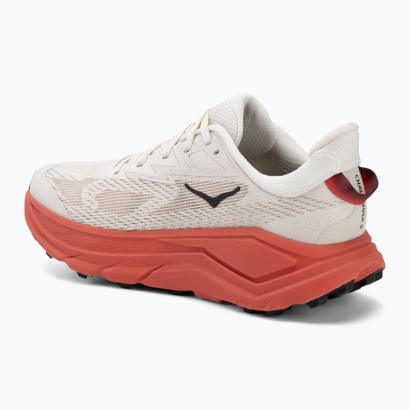 Scarpe da corsa donna HOKA Challenger 8 alabaster/burnt red 3