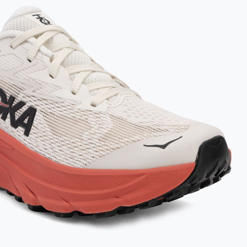 Scarpe da corsa donna HOKA Challenger 8 alabaster/burnt red 7
