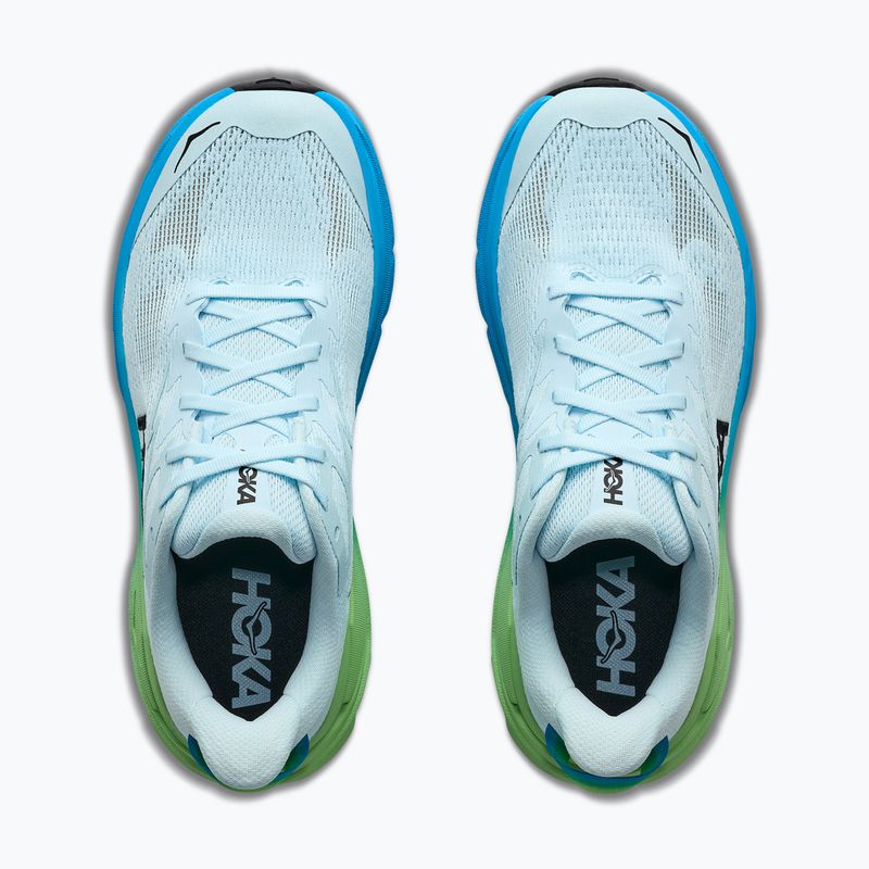 Scarpe da corsa donna HOKA Challenger 8 glimmering blue/tart apple 5