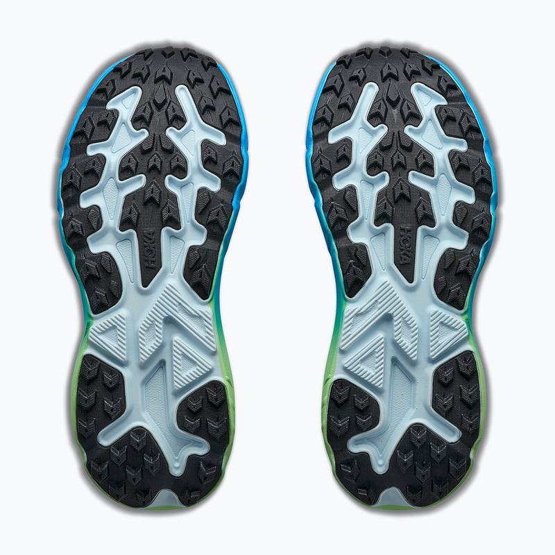 Scarpe da corsa donna HOKA Challenger 8 glimmering blue/tart apple 6