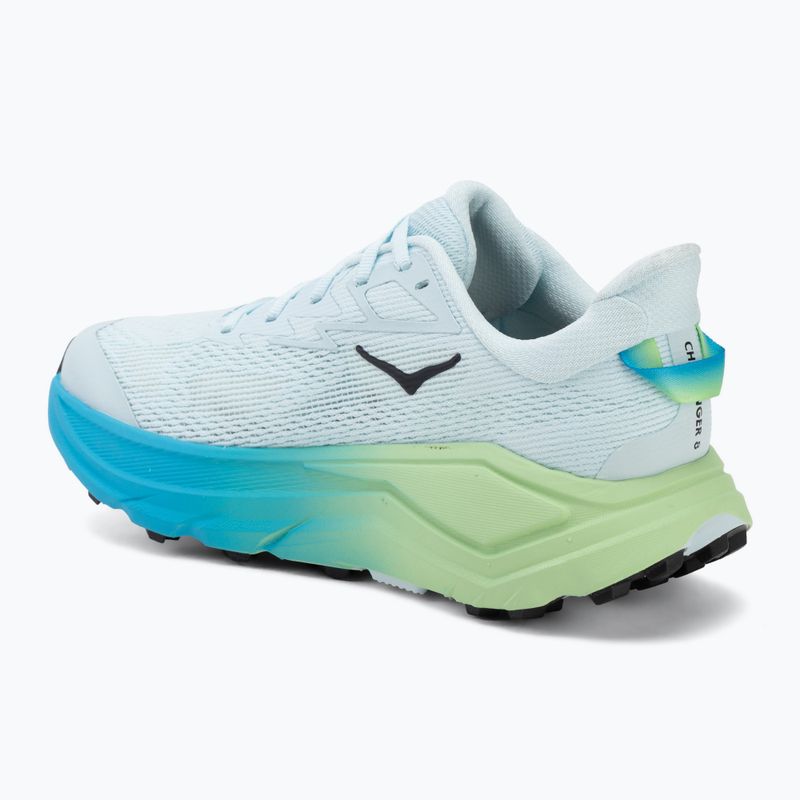 Scarpe da corsa donna HOKA Challenger 8 glimmering blue/tart apple 3