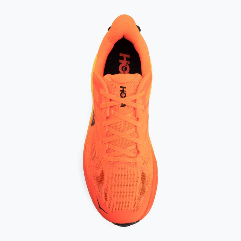 Scarpe da corsa uomo HOKA Challenger 8 Wide neon tangerine/hoka citrus 5
