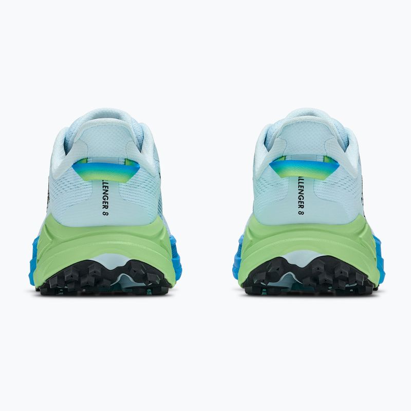 Scarpe da corsa donna HOKA Challenger 8 Wide glimmering blue/tart apple 4